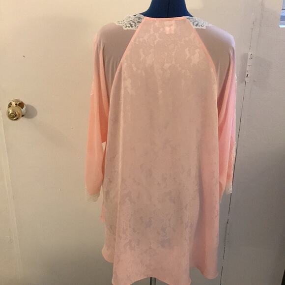 NWOT. Neiman Marcus Natori Pink Lace Intimate Wear. L - Picture 3 of 10